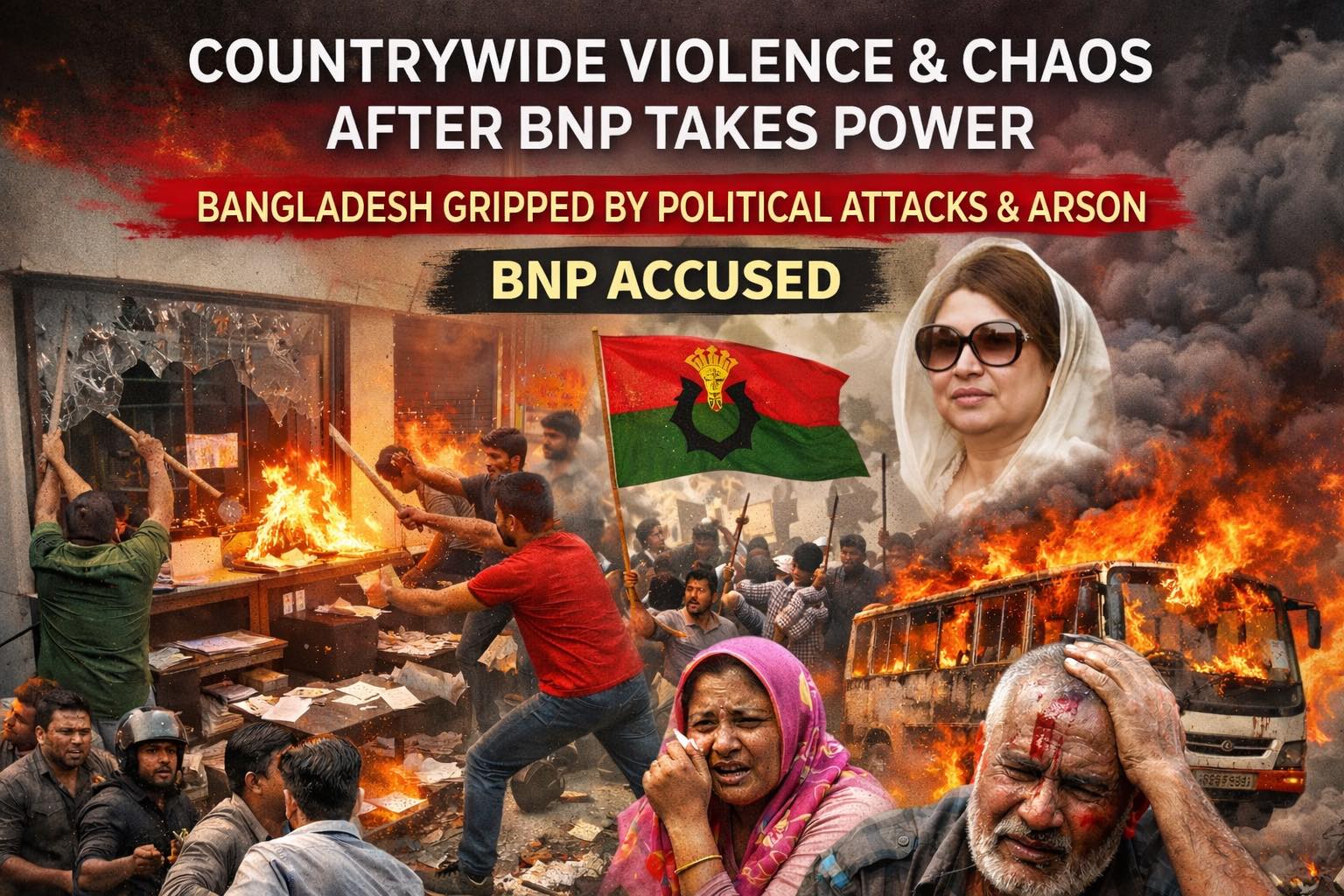 সরকার গঠন হতেই শুরু সহিংসতা—দেশজুড়ে বিএনপি নেতাকর্মীদের হামলার অভিযোগ