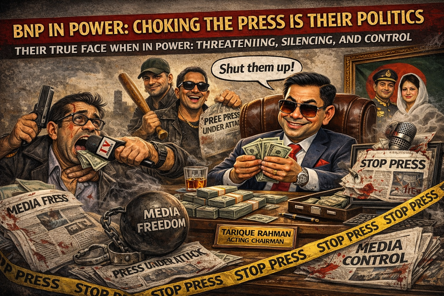 BNP in Power: Press Freedom Under Attack.