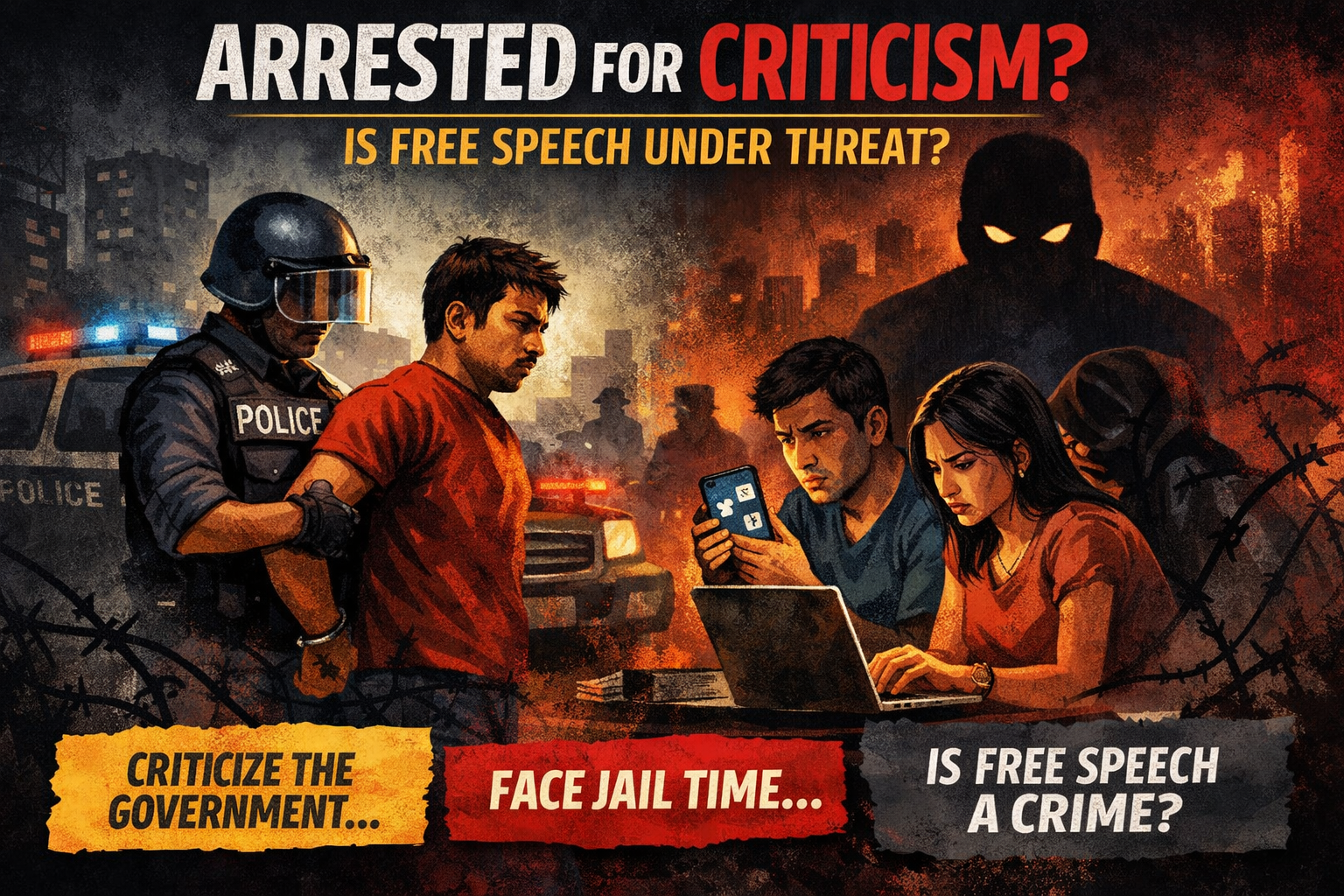 5 Arrested in 22 Days — Is Criticism Becoming a Crime?